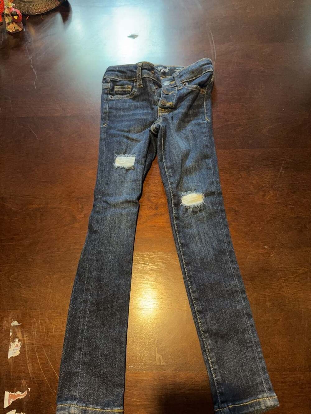 Girls Cat & Jack Ultimate Stretch Skinny Jeans - Dark Wash , Size 6X